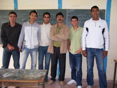 good students with teacher 