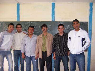 ......me with m'y classmate and teacher........